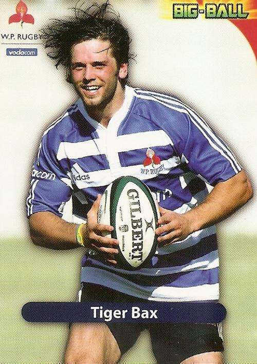BIG BALL 2010 RUGBY COLLECTION - TIGER BAX BASE CARD WP36