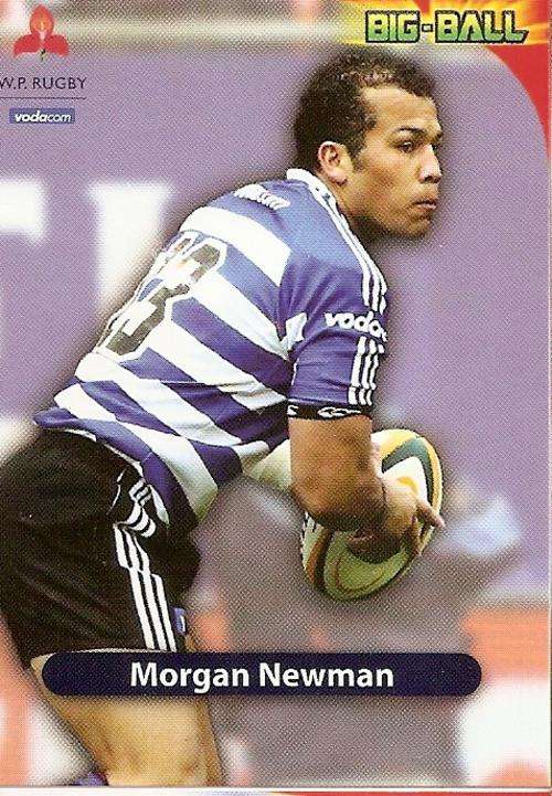 BIG BALL 2010 RUGBY COLLECTION - MORGAN NEWMAN BASE CARD WP27