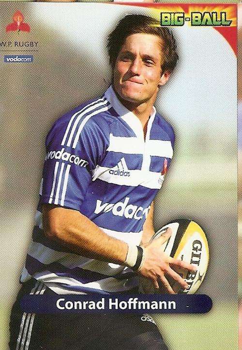 BIG BALL 2010 RUGBY COLLECTION - CONRAD HOFFMANN BASE CARD WP06