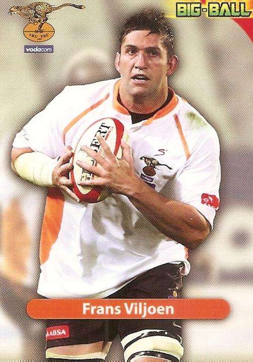 BIG BALL 2010 RUGBY COLLECTION - FRANS VILJOEN BASE CARD CH10
