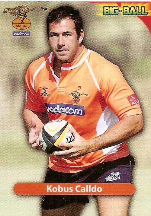 KOBUS CALIDO - BIG BALL 2010 RUGBY COLLECTION -  BASE TRADING CARD CH21