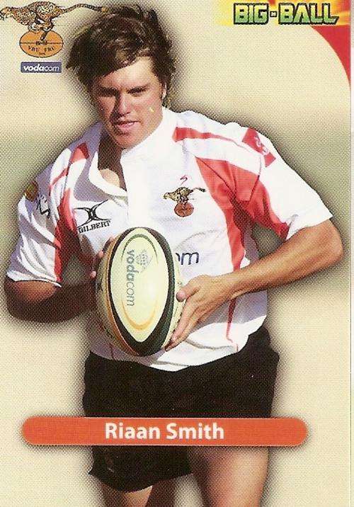 BIG BALL 2010 RUGBY COLLECTION - RIAAN SMITH BASE CARD CH28