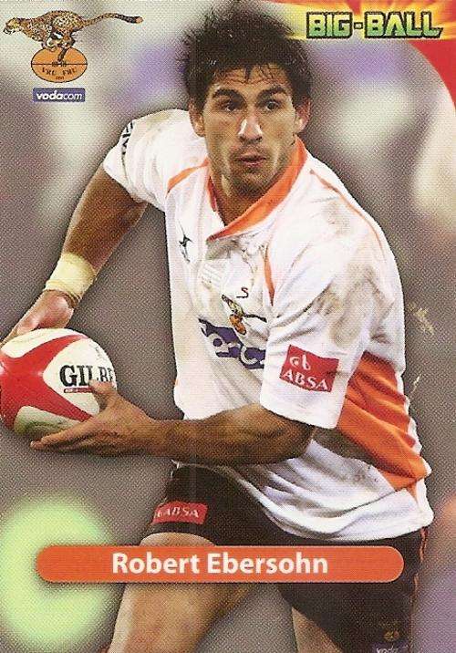 BIG BALL 2010 RUGBY COLLECTION - ROBERT EBERSOHN BASE CARD CH29