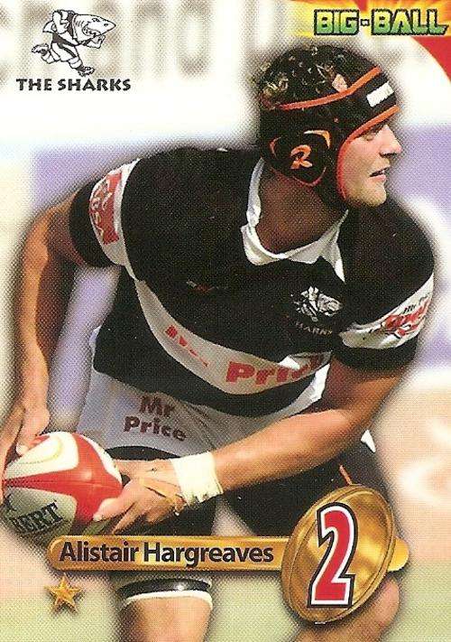 BIG BALL 2010 RUGBY COLLECTION - ALISTAR HARGREAVES BASE CARD TS02