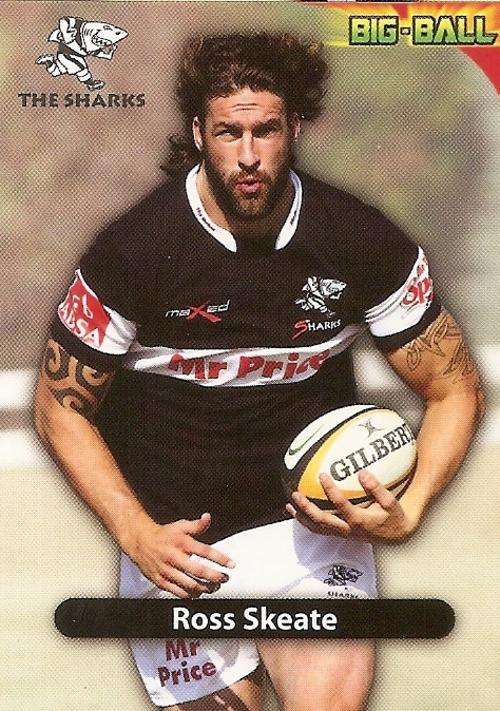 BIG BALL 2010 RUGBY COLLECTION - ROSS SKEATE BASE CARD TS25