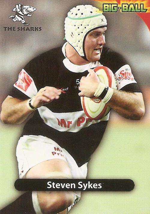 BIG BALL 2010 RUGBY COLLECTION - STEVEN SYKES BASE CARD TS29