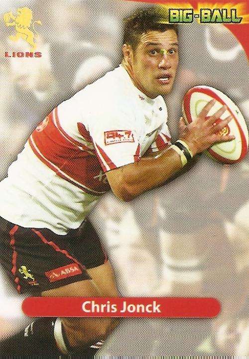 BIG BALL 2010 RUGBY COLLECTION - CHRIS JONCK BASE CARD GL05