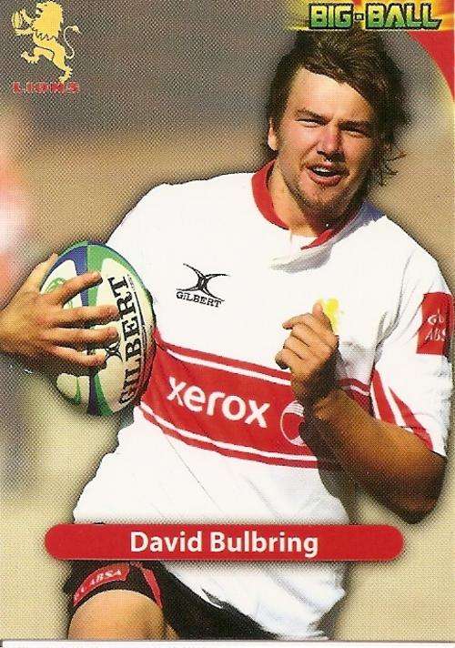 BIG BALL 2010 RUGBY COLLECTION - DAVID BULLBRING BASE CARD GL07