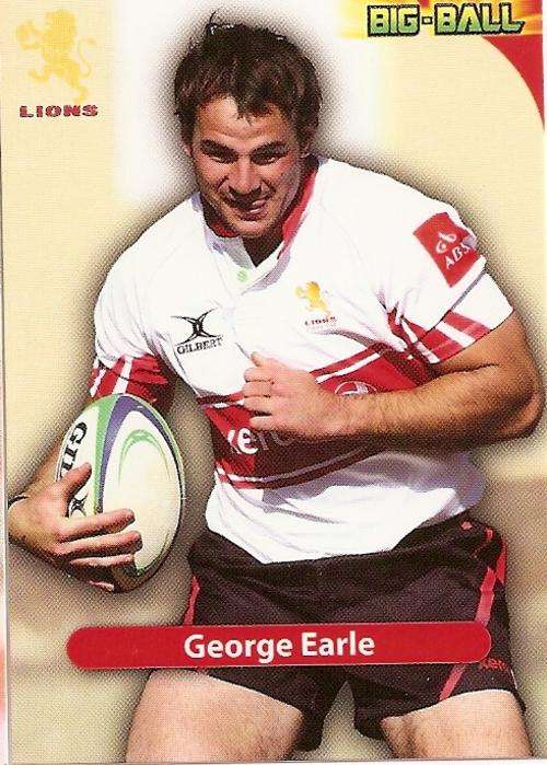 BIG BALL 2010 RUGBY COLLECTION - GEORGE EARLE BASE CARD GL13