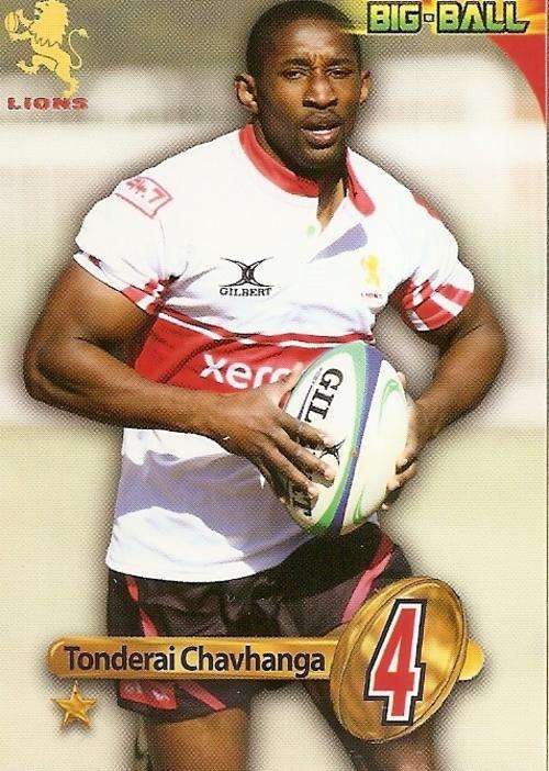 BIG BALL 2010 RUGBY COLLECTION - TONDERAI CHAVHANGA BASE CARD GL33