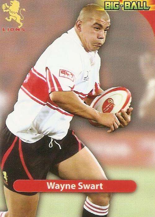 BIG BALL 2010 RUGBY COLLECTION - WAYNE SWART BASE TRADING CARD GL37