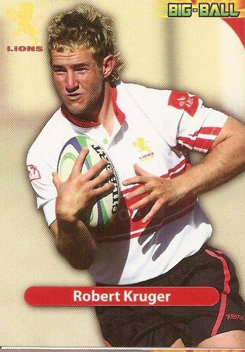 BIG BALL 2010 RUGBY COLLECTION - ROBERT KRUGER BASE CARD GL31