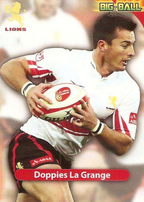 BIG BALL 2010 RUGBY COLLECTION - DOPPIES LA GRANGE BASE CARD GL11