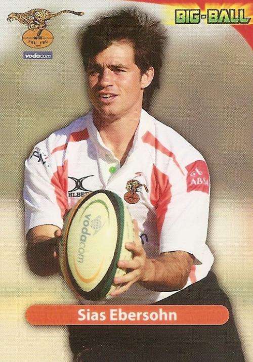 2010 BIG BALL RUGBY COLLECTION - SIAS EBERSHON BASE TRADING CARD CH31
