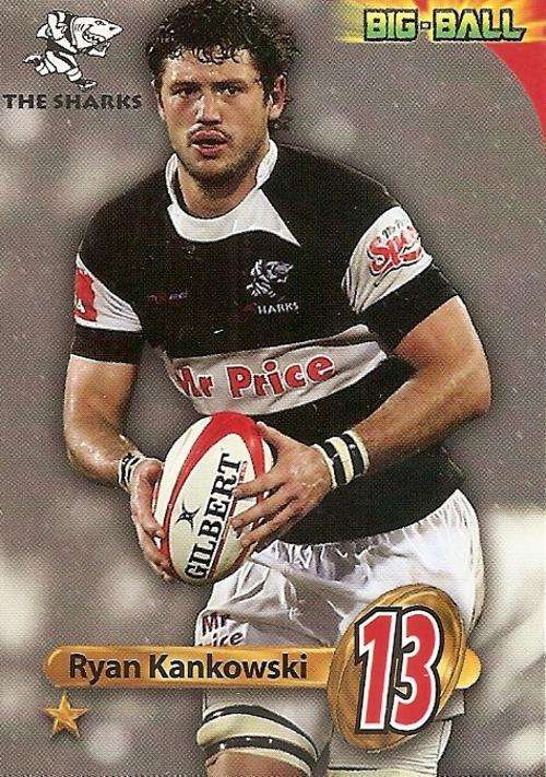 BIG BALL RUGBY COLLECTION - RYAN KANKOWSKI BASE TRADING  CARD TS27