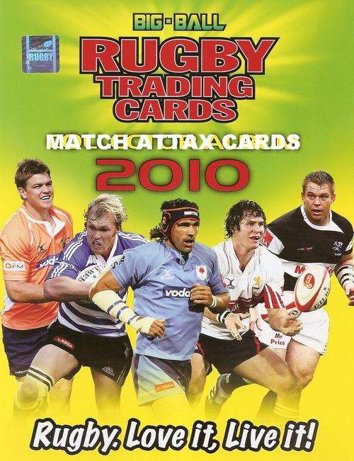 2010 BIG BALL RUGBY COLLECTION - COMPLETE 219 CARD COLLECTION - WITH TOP QUALITY BINDER