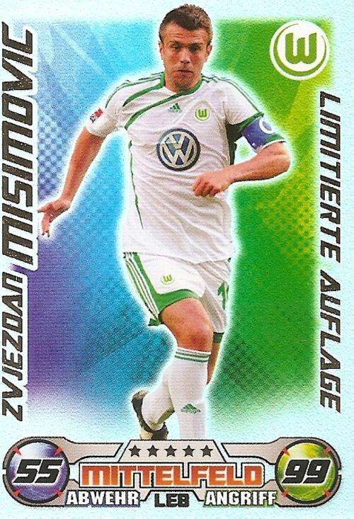 MATCH ATTAX 2009/10 BUNDESLIGA - ZVJEV. MISIMOVIC "LIMITED EDITION" CARD L8