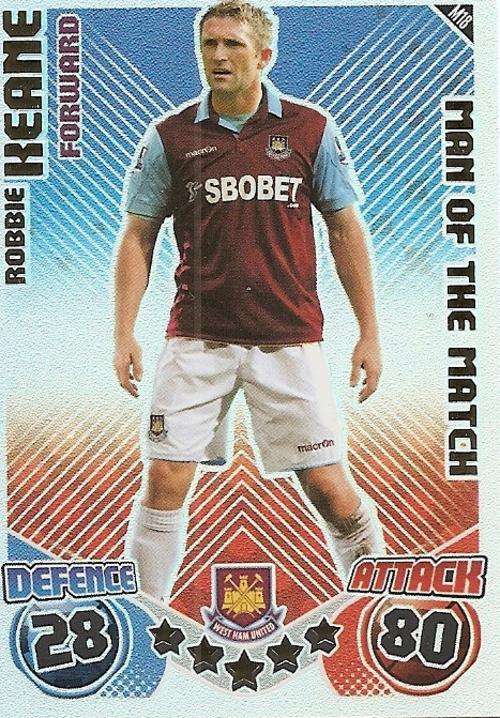 MATCH ATTAX EXTRA 2010/11 - ROBBIE KEANNE M/MATCH CARD