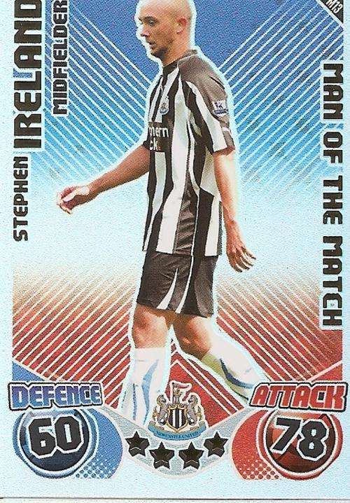 MATCH ATTAX EXTRA 2010/11 - STEPHEN IRELAND M/MATCH CARD