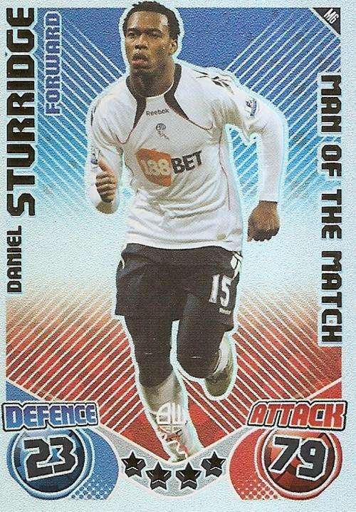 MATCH ATTAX EXTRA 2010/11 - DANIEL STURRIDGE M/MATCH CARD