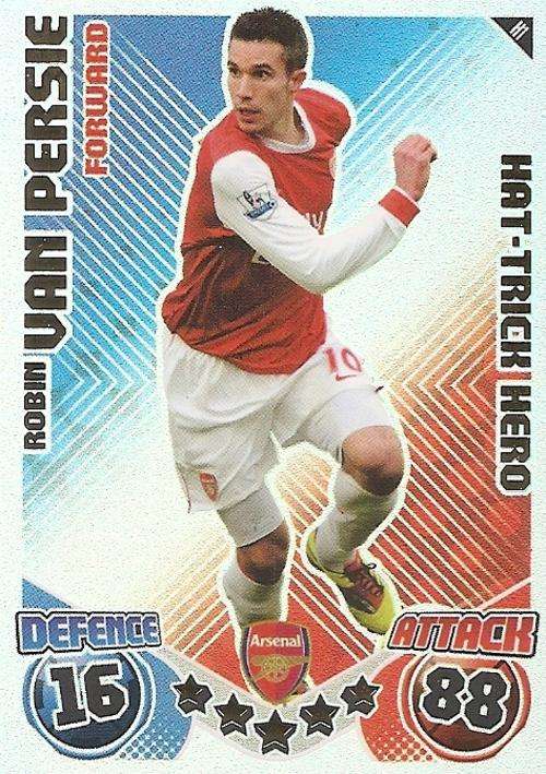 MATCH ATTAX EXTRA 2010/11 - ROBIN VAN PERSIE HAT TRICK HERO CARD