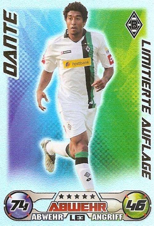 MATCH ATTAX 09/10 BUNDESLIGA - DANTE "LIMITED EDITION" CARD L3