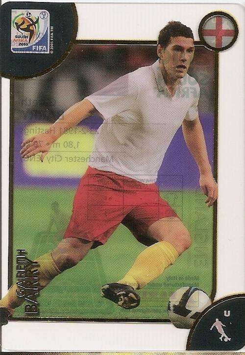 FIFA 2010 ADRENALYN PREMIUM - GARETH BARRY "ULTRA" CARD