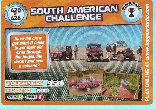 TOP GEAR TURBO CHALLENGE `EXTRA` - CHALLENGE `SUPER RARE` CARD 420