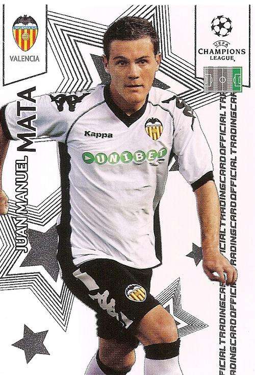 CHAMPIONS LEAGUE "PREMIUM" 2010/11 - VALENCIA BASE SET OF 1 CARD