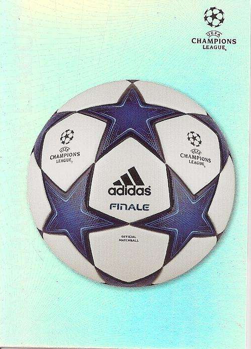 CHAMPIONS LEAGUE "PREMIUM" 2010/11 - 2011 FINALS BALL "FOIL" CARD