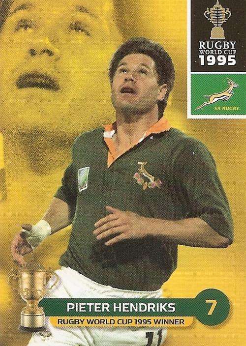 PIETER HENDRIKS - BIG BALL 2011 RUGBY WORLD CUP COLLECTION - BASE TRADING CARD 202