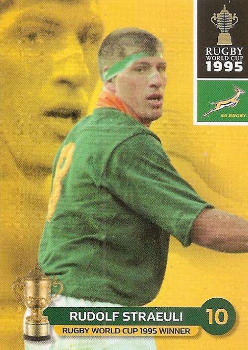 RUDOLF STRAEULI - BIG BALL 2011 RUGBY WORLD CUP COLLECTION - BASE TRADING CARD 205