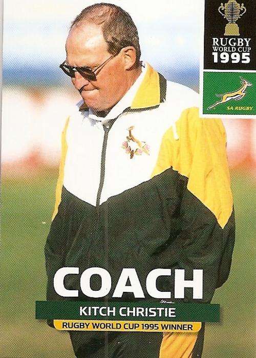 KITCH CHRISTIE - BIG BALL 2011 RUGBY WORLD CUP COLLECTION -  1995 COACH TRADING CARD 175