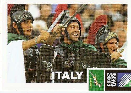 2011 RUGBY WORLD CUP COLLECTION - ITALY FANS CARD 39