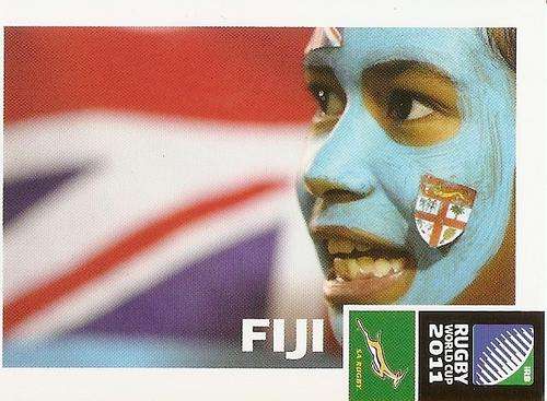 2011 RUGBY WORLD CUP COLLECTION - FIJI FANS CARD 35