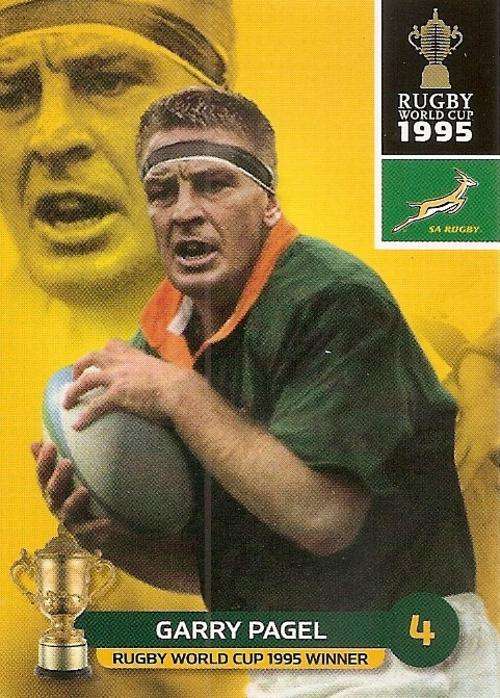 GARY PAGEL - BIG BALL 2011 RUGBY WORLD CUP COLLECTION - BASE TRADING CARD 186