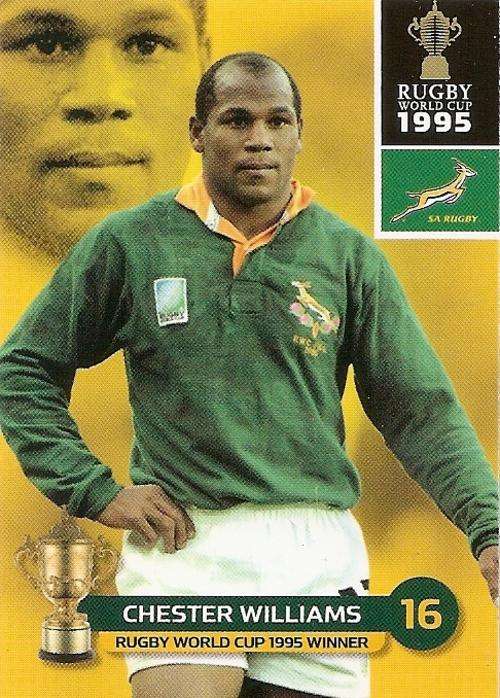 CHESTER WILLIAMS - BIG BALL 2011 RUGBY WORLD CUP COLLECTION -   BASE TRADING CARD 182