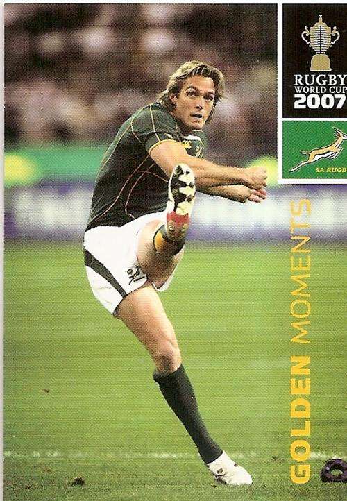 BIG BALL 2011 RUGBY WORLD CUP COLLECTION - `GOLDEN MOMENTS`  TRADING CARD 110