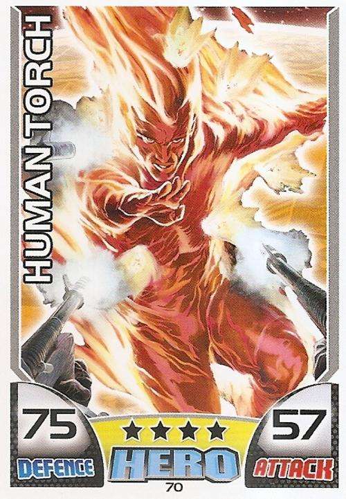 HERO ATTAX 2011 - MARVEL UNIVERSE - BASE CARD 70