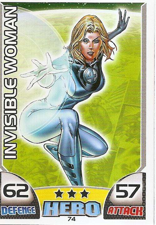 HERO ATTAX 2011 - MARVEL UNIVERSE - BASE CARD 74