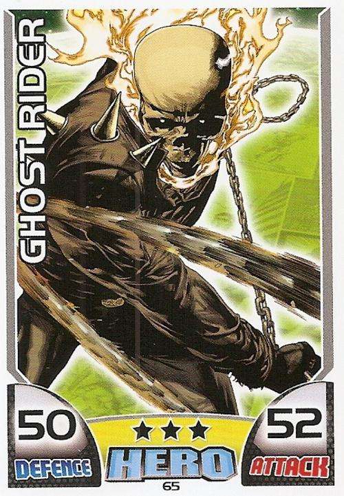 HERO ATTAX 2011 - MARVEL UNIVERSE - BASE CARD 65