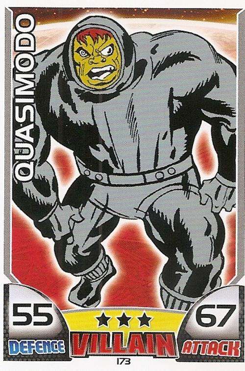 HERO ATTAX 2011 - MARVEL UNIVERSE - BASE CARD 173