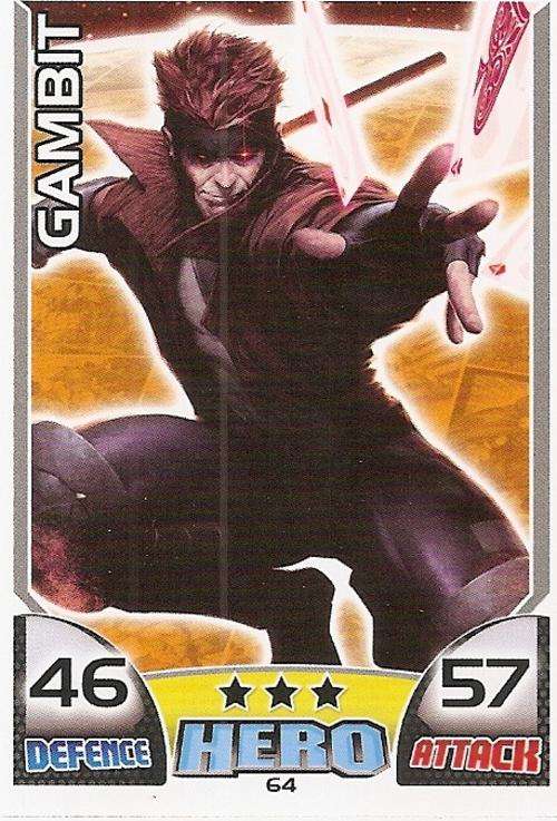 HERO ATTAX 2011 - MARVEL UNIVERSE - BASE CARD 64