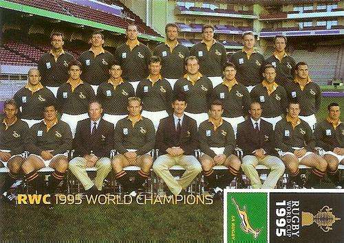 2011 RUGBY WORLD CUP COLLECTION - 1995 WORLD CHAMPIONS SOUTH AFRICA - CARD 174