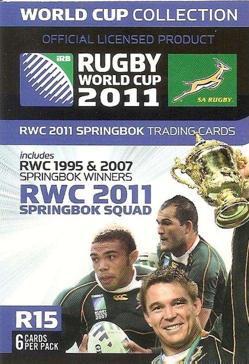 2011 RUGBY WORLD CUP COLLECTION - 2011 RUGBY WORLD CUP "PROMO" CARD