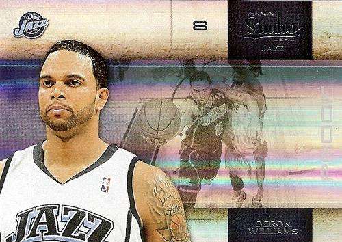 DERON WILLIAMS - PANINI STUDIO 2010 - CERTIFIED "PROOF" 78/99 CARD
