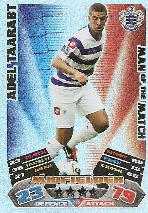 MATCH ATTAX 2012 - ADEL TAARABT "MAN of the MATCH" CARD