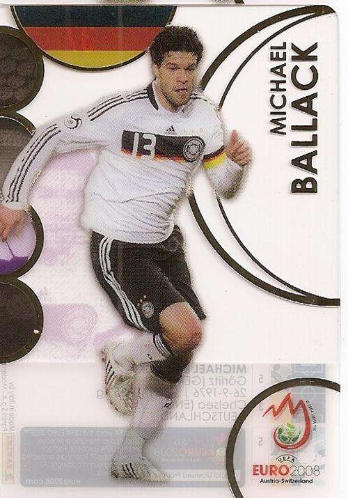 MICHAEL BALLACK "GOLD ULTRA" CARD - EURO 2008 - PANINI PREMIUM COLLECTION