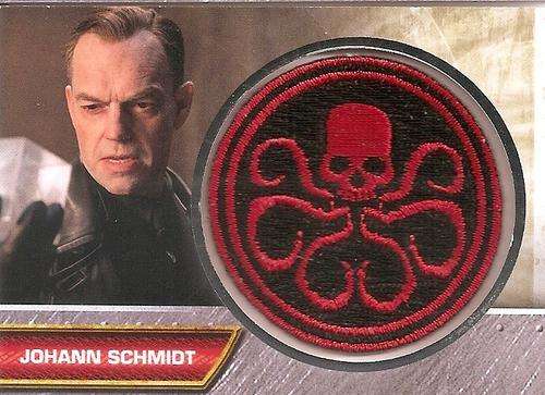 CAPTAIN AMERICA - 2011 the MOVIE - JOHANN SCHMIDT `VERY RARE MEMORABILIA` CARD