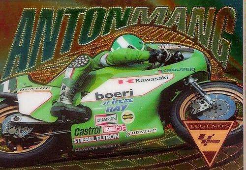 ANTON MANG - MOTO GP CARD COLLECTION by PANINI - `SUPER RARE` GOLD LEGEND CARD (7)